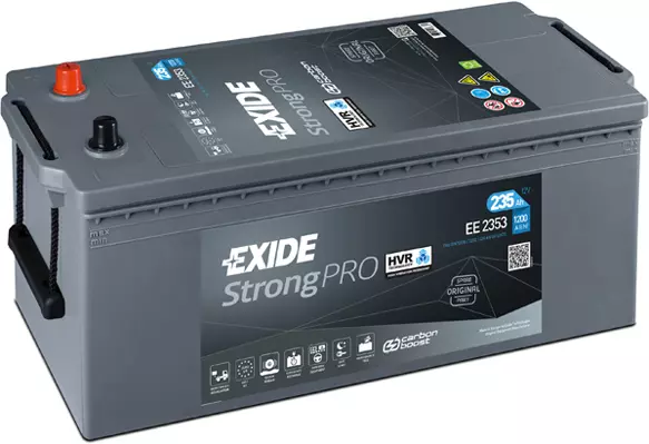 Аккумулятор для коммерческой техники - EXIDE STRONG PRO EFB+ 12V 235AH 1200A ETN 3 L+ B0 518x279x240mm / EE2353