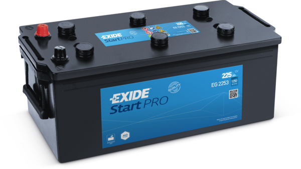 Аккумулятор для коммерческой техники - EXIDE StartPRO 12V 225AH 1200A L+ 518x274x240мм / EG2253