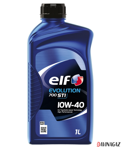Масло моторное полусинтетическое - ELF 10W40 EVOLUTION 700 STI, 1л (194866 / 214125 / ELF 10W40 EVOLUTION 700 STI/1)