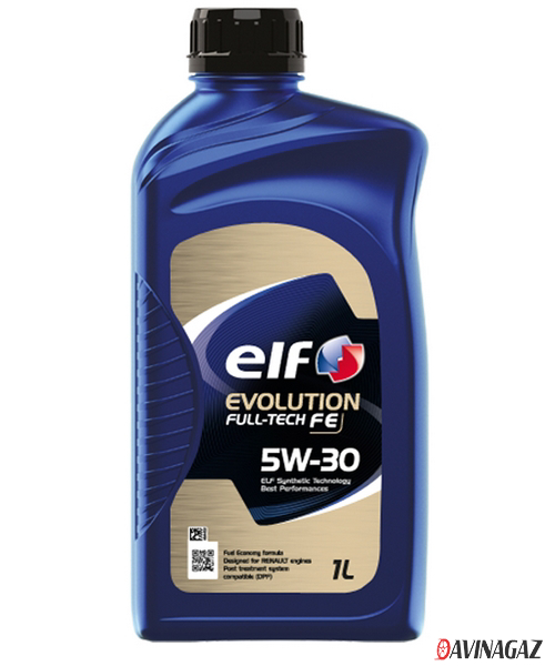 Масло моторное синтетическое - ELF EVOLUTION FULL-TECH FE 5W30, 1л