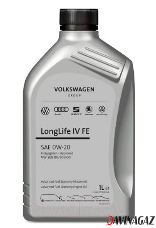 Масло моторное синтетическое - VAG LONGLIFE IV FE 0W20, 1л