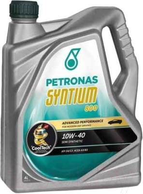 Масло моторное полусинтетическое - Petronas Syntium 800 10W-40 4л