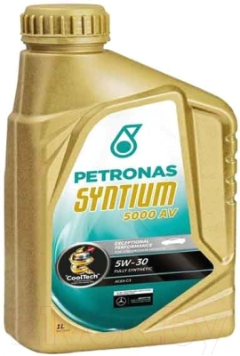 Масло моторное синтетическое - Petronas Syntium 5000 AV 5W-30 1л
