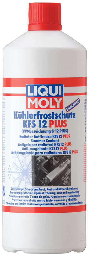 Антифриз LIQUI MOLY красный Kuhlerfrostschutz KFS G12+, 1 л (концентрат)