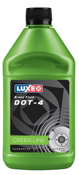 Жидкость тормозная - LUXE DOT4, 410г / 640