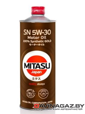 Моторное масло - MITASU GOLD SN 5W30, 1л / MJ-1011