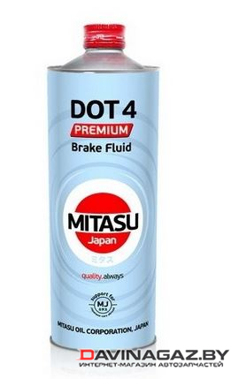 Жидкость тормозная - MITASU PREMIUM BRAKE FLUID DOT 4, 500мл / MJ-DT4-0.5