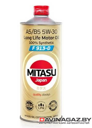 Моторное масло - MITASU SPECIAL F 5W30, 1л / MJ-F111