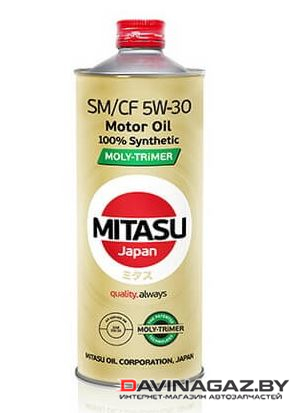 Моторное масло - MITASU MOLY-TRiMER SM/CF 5W30, 1л / MJ-M111