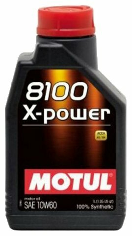 Масло моторное синтетическое - MOTUL 8100 X-POWER 10W-60, 1л