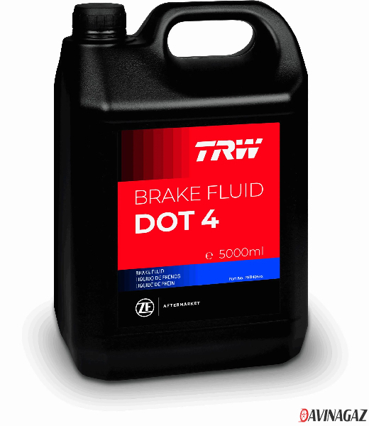 Жидкость тормозная - TRW DOT 4, 5л / PFB405SE