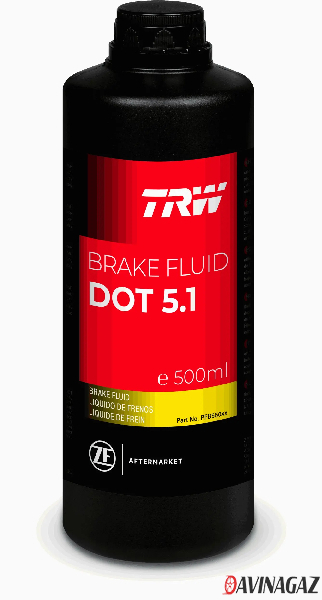 Жидкость тормозная - TRW DOT 5.1, 500мл / PFB550SE