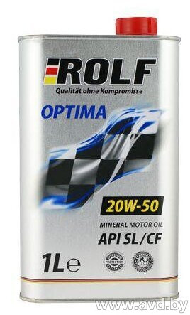 Масло моторное минеральное - Rolf Optima 20W-50 1л (пластик)