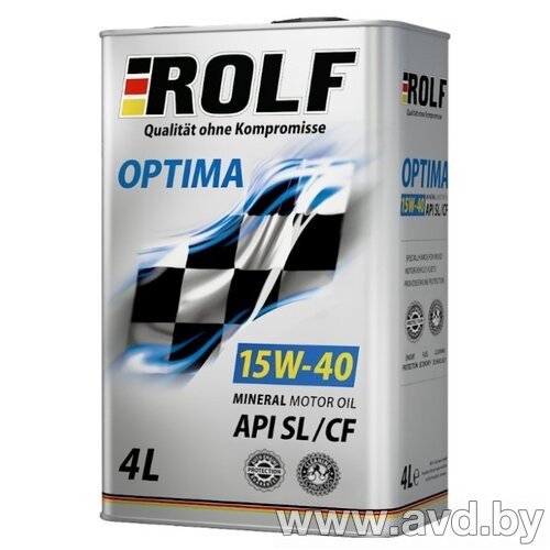 Масло моторное минеральное - Rolf Optima 20W-50 5л (пластик)