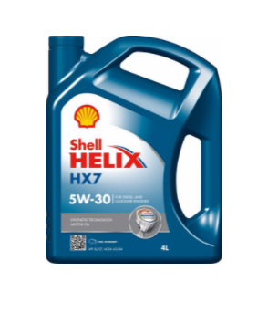 Масло моторное синтетическое - SHELL 5W30 HELIX HX7 4л