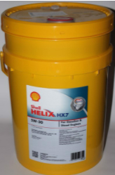 Масло моторное синтетическое - SHELL 5W30 HELIX HX7 20л