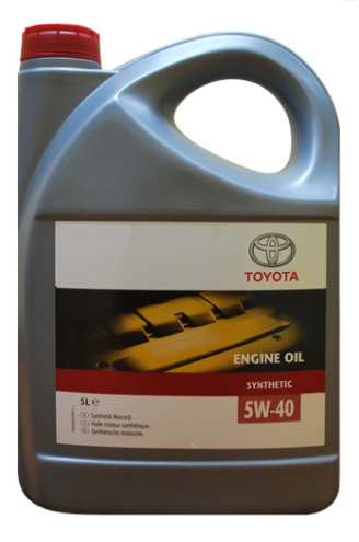 Моторное масло - TOYOTA ENGINE OIL 5W40, 5л / 08880-80835