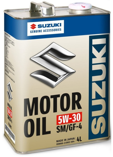 Масло моторное синтетическое - SUZUKI MOTOR OIL SM 5W-30,4 L