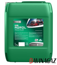 Сельскохозяйственное моторное масло полусинтетическое - LOTOS AGROLIS MOTO PLUS 15W40, 17кг