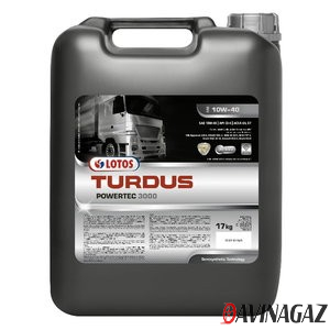 Грузовое моторное масло полусинтетическое - LOTOS TURDUS POWERTEC 3000 10W40, 17кг