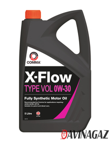Масло моторное синтетическое - Comma X-Flow Type VOL 0W-30, 5л
