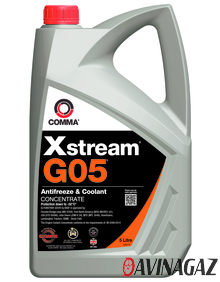 Антифриз - COMMA Xstream® G05® G12+, 5л (концентрат, желтый)