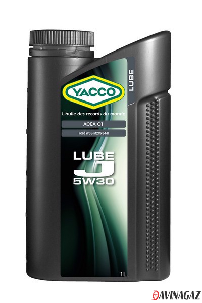 Масло моторное синтетическое - YACCO LUBE J 5W30, 1л