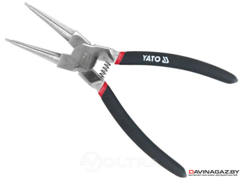YATO - Щипцы-съемник стопорных колец (сжим) 200мм CrV / YT-2146