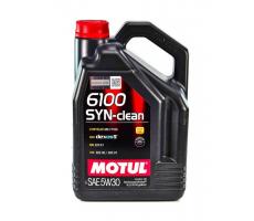 Масло моторное синтетическое - MOTUL 6100 SYN-CLEAN 5W-30 5л