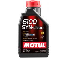 Масло моторное синтетическое - MOTUL 6100 SYN-CLEAN 5W-40, 1л