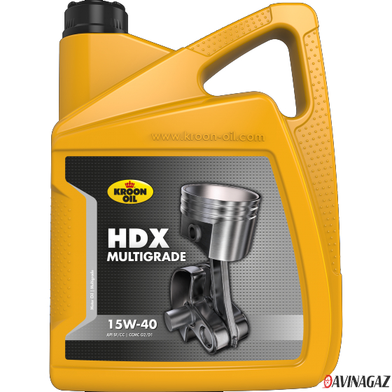 Масло моторное минеральное - KROON OIL HDX MULTIGRADE 15W40, 5л