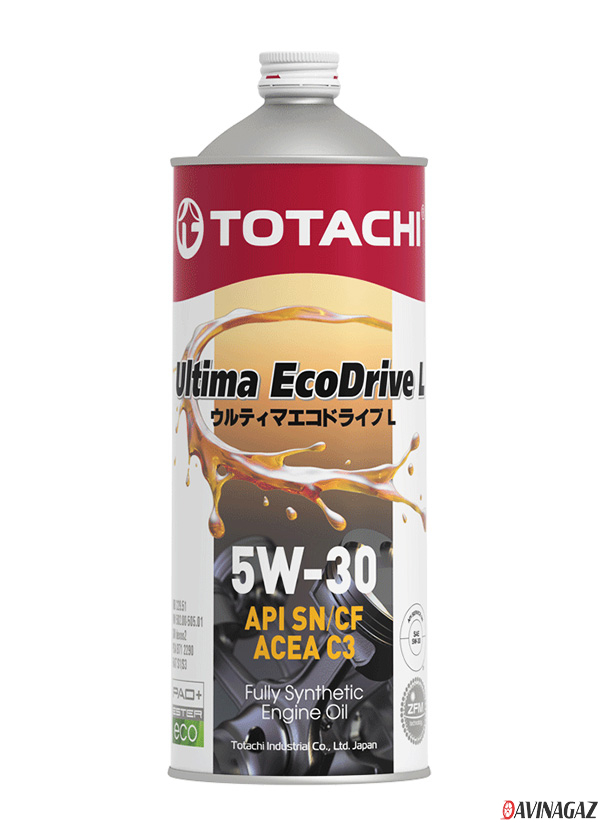 Масло моторное синтетическое - TOTACHI Ultima Ecodrive L 5W30, 1л