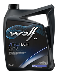 Масло моторное синтетическое - WOLF VITALTECH 5W40, 5л (161165 / 8311291)