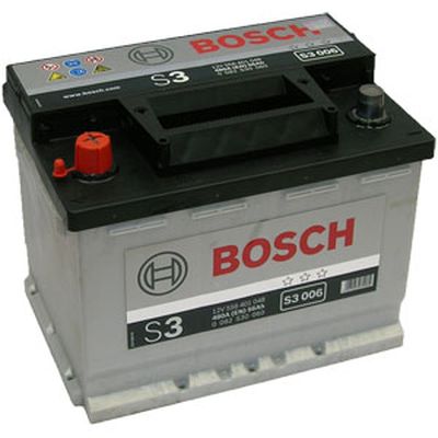 Аккумулятор BOSCH S3 12V 53AH 470A ETN 0(R+) B13 242x175x175mm 13.11kg