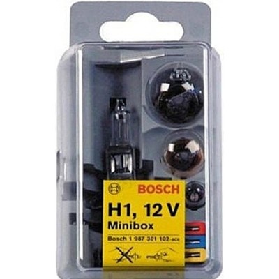 Комплект автоламп BOSCH H1 Minibox (P21W, R5W, T4W, 1x10A, 1x15A, 1x20A)