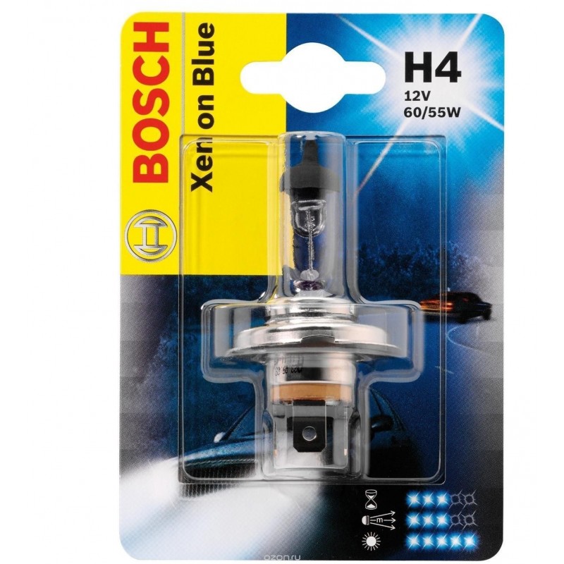 Автолампа BOSCH H4 Xenon Blue (12V SB)