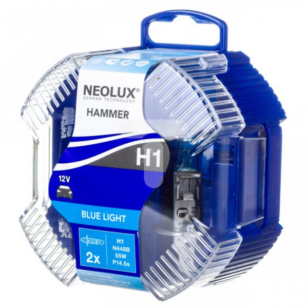 Автолампа Neolux H1 Blue Light (12V 55W P14.5s)