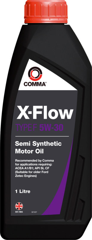 Масло моторное полусинтетическое - COMMA X-FLOW TYPE F 5W30, 1л