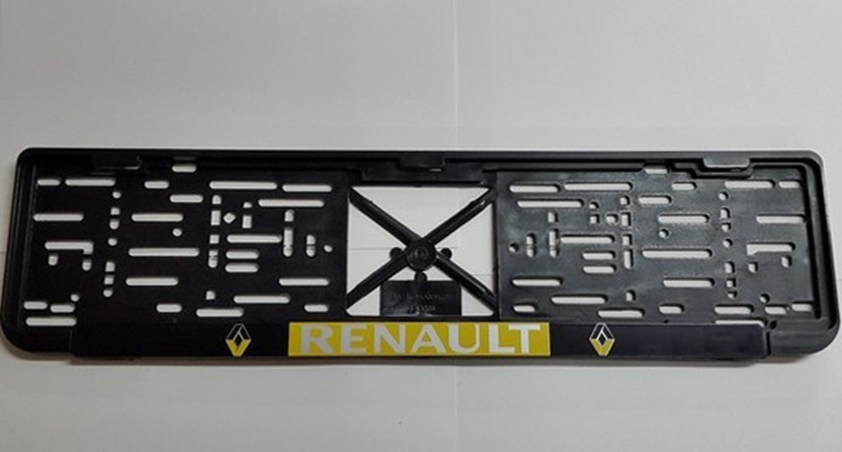FORTUNA Рамка номерного знака с надписью RENAULT