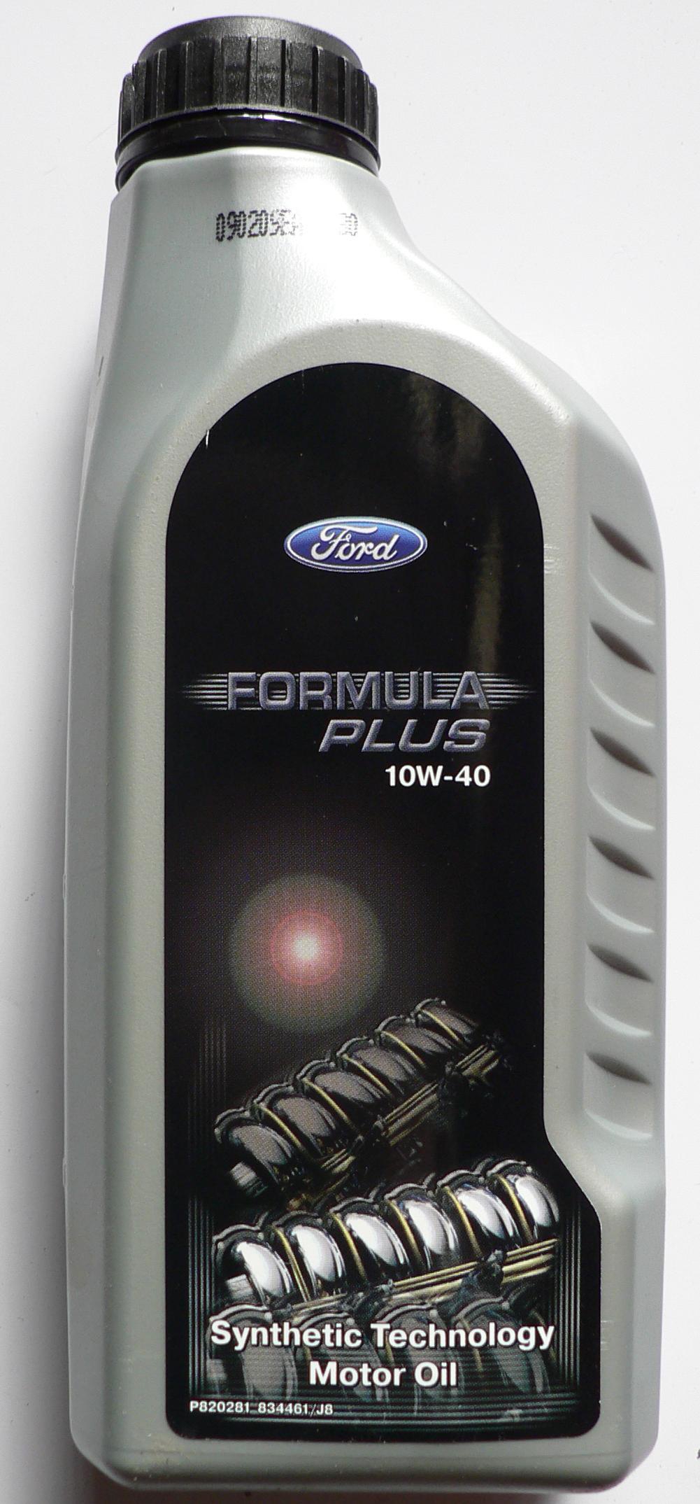 Масло моторное полусинтетическое - FORD Formula Plus 10W40 1л