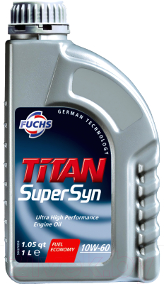 Масло моторное синтетическое - FUCHS TITAN Supersyn 10W-60 1л