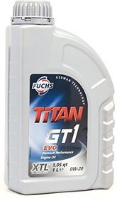 Масло моторное синтетическое - FUCHS TITAN GT1 EVO 0W-20 1л