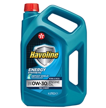 Масло моторное синтетическое - Texaco Havoline Energy 0W-30 4л