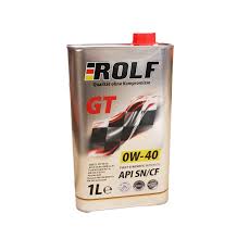 Масло моторное синтетическое - Rolf GT 0W-40 1л