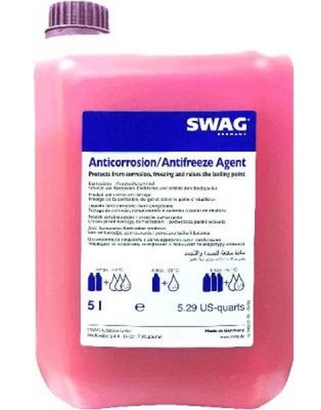 Антифриз SWAG фиолетовый G12++, 5 л (концентрат)