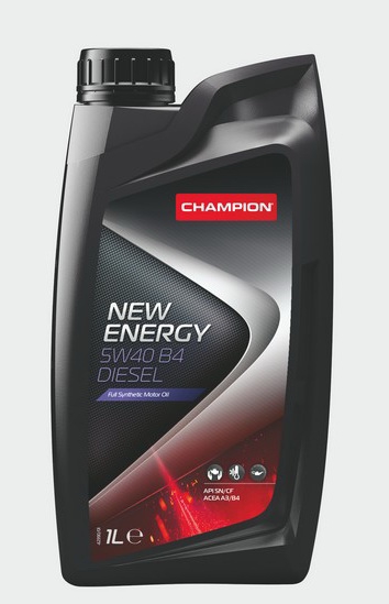 Масло моторное синтетическое - Champion New Energy B4 Diesel 5W-40 1л
