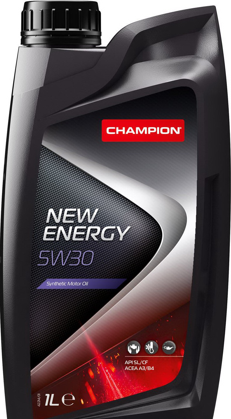 Масло моторное синтетическое - Champion New Energy 5W-30 1л