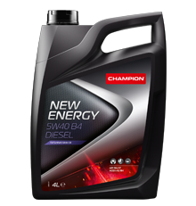 Масло моторное синтетическое - Champion New Energy B4 Diesel 5W-40 4л