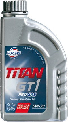 Масло моторное синтетическое - FUCHS TITAN GT1 PRO GAS 5W30 1л