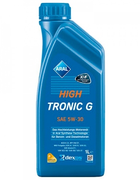 Масло моторное синтетическое - Aral HighTronic G 5W-30 1л